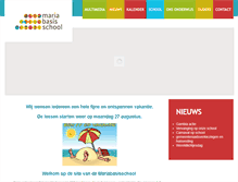 Tablet Screenshot of mbschool.nl